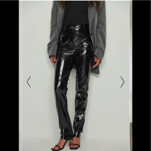 Fitted Vinyl Pants
NA-KD Party,Black - Picture 5 of 11